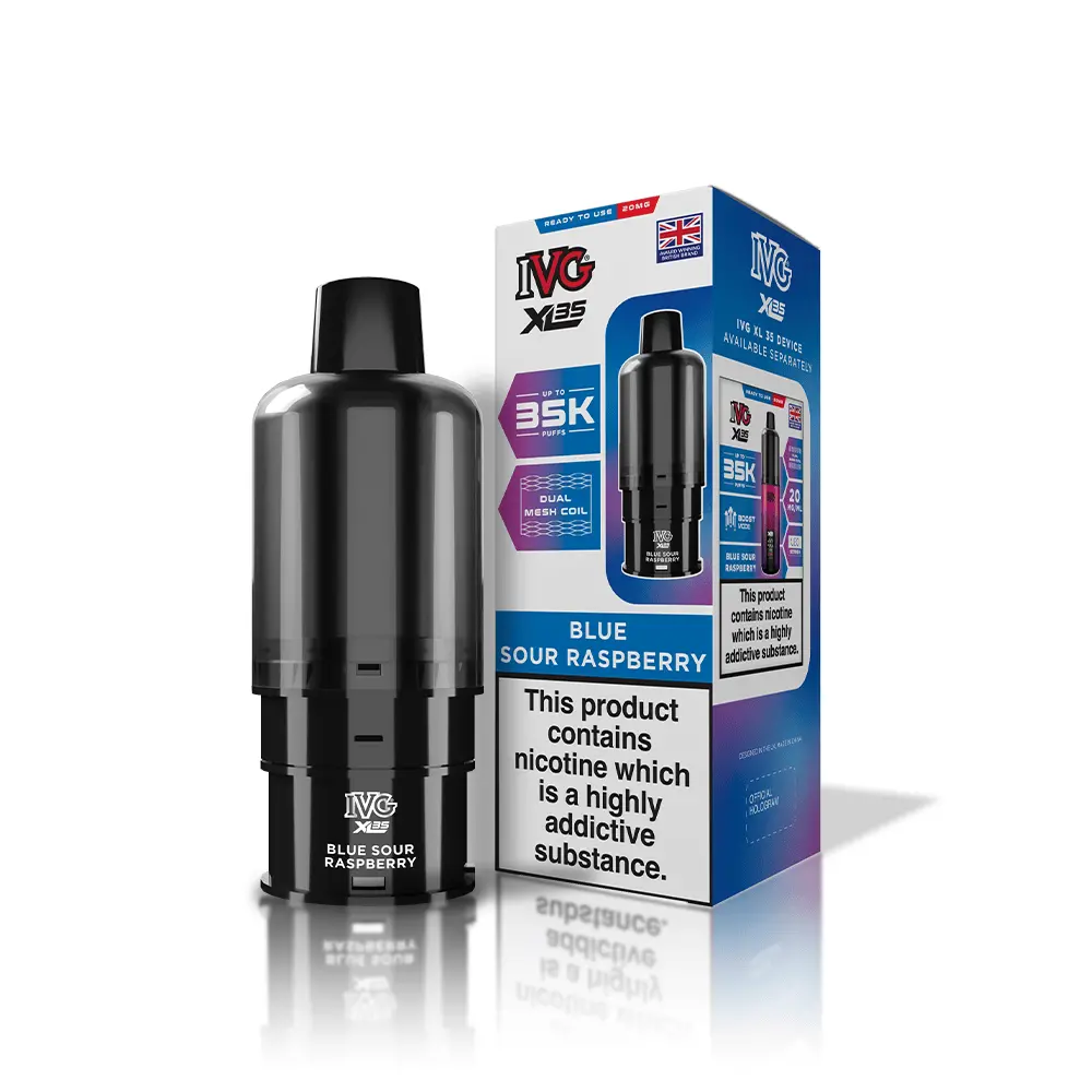 Ivg Xl35 Blue Sour Raspberry Refill Pod 1