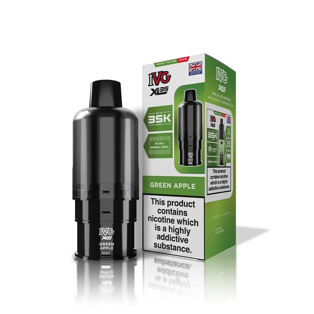 Ivg Xl35 Green Apple Refill Pod 1