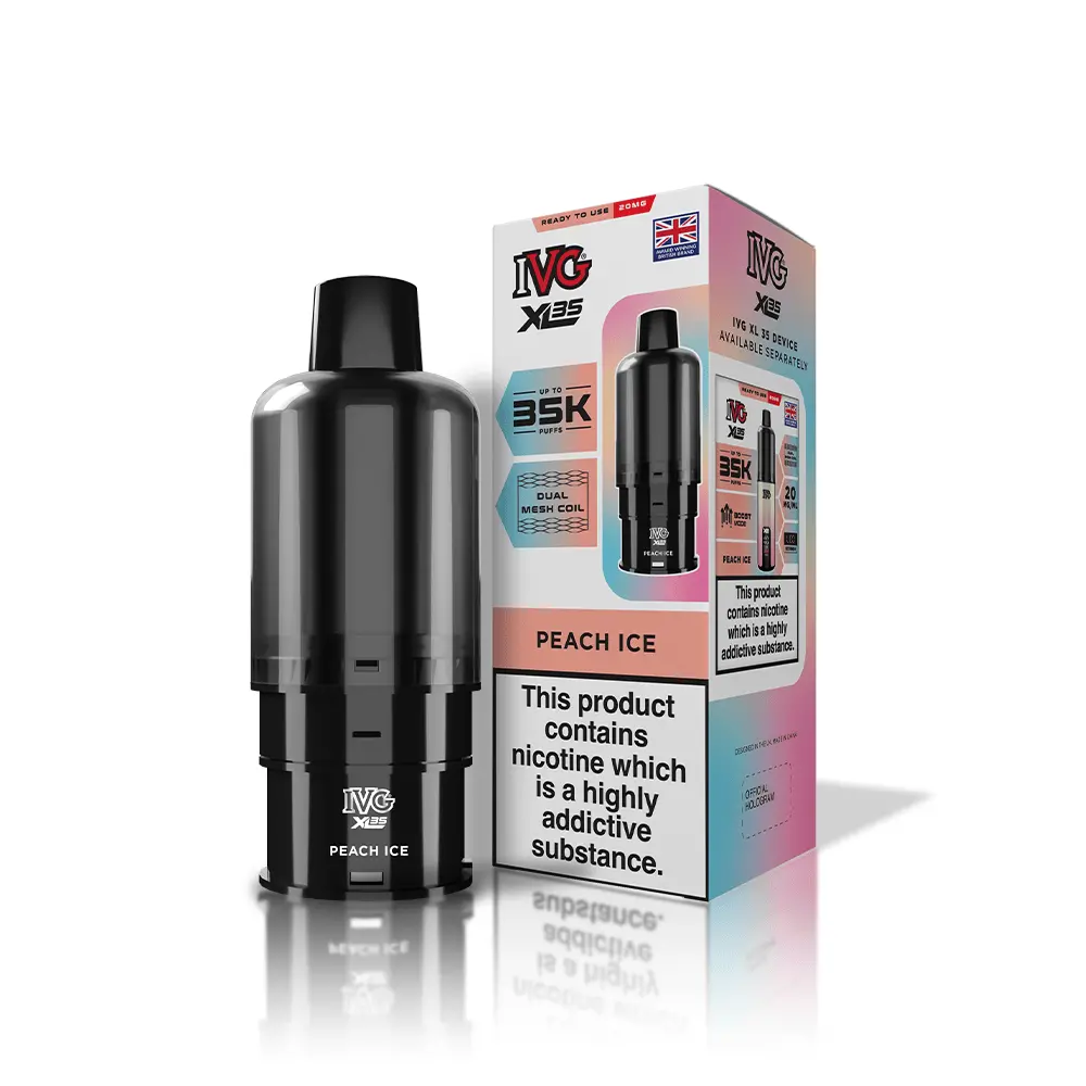 Ivg Xl35 Peach Ice Refill Pod 1