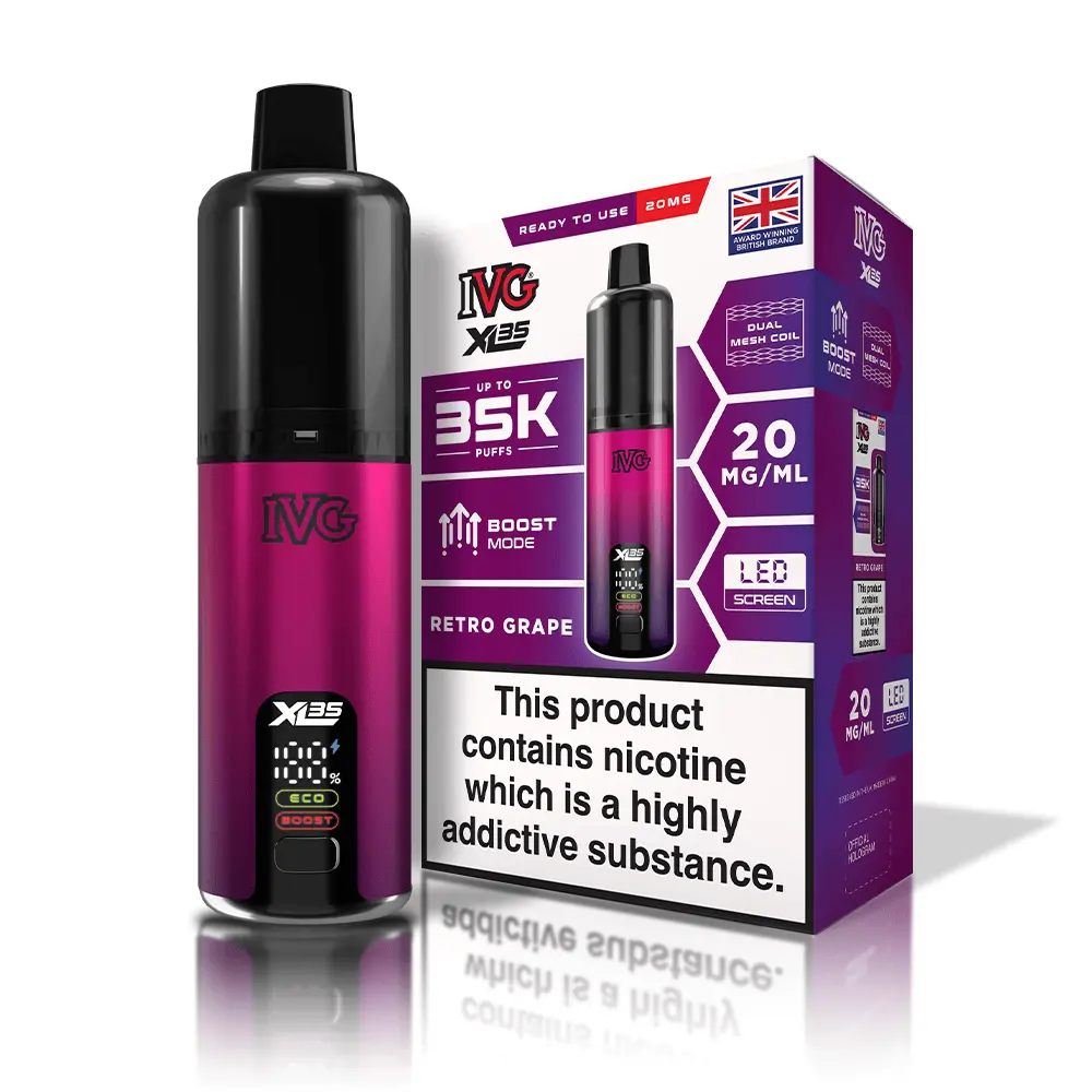 Ivg Xl35 Retro Grape Starter Kit 1