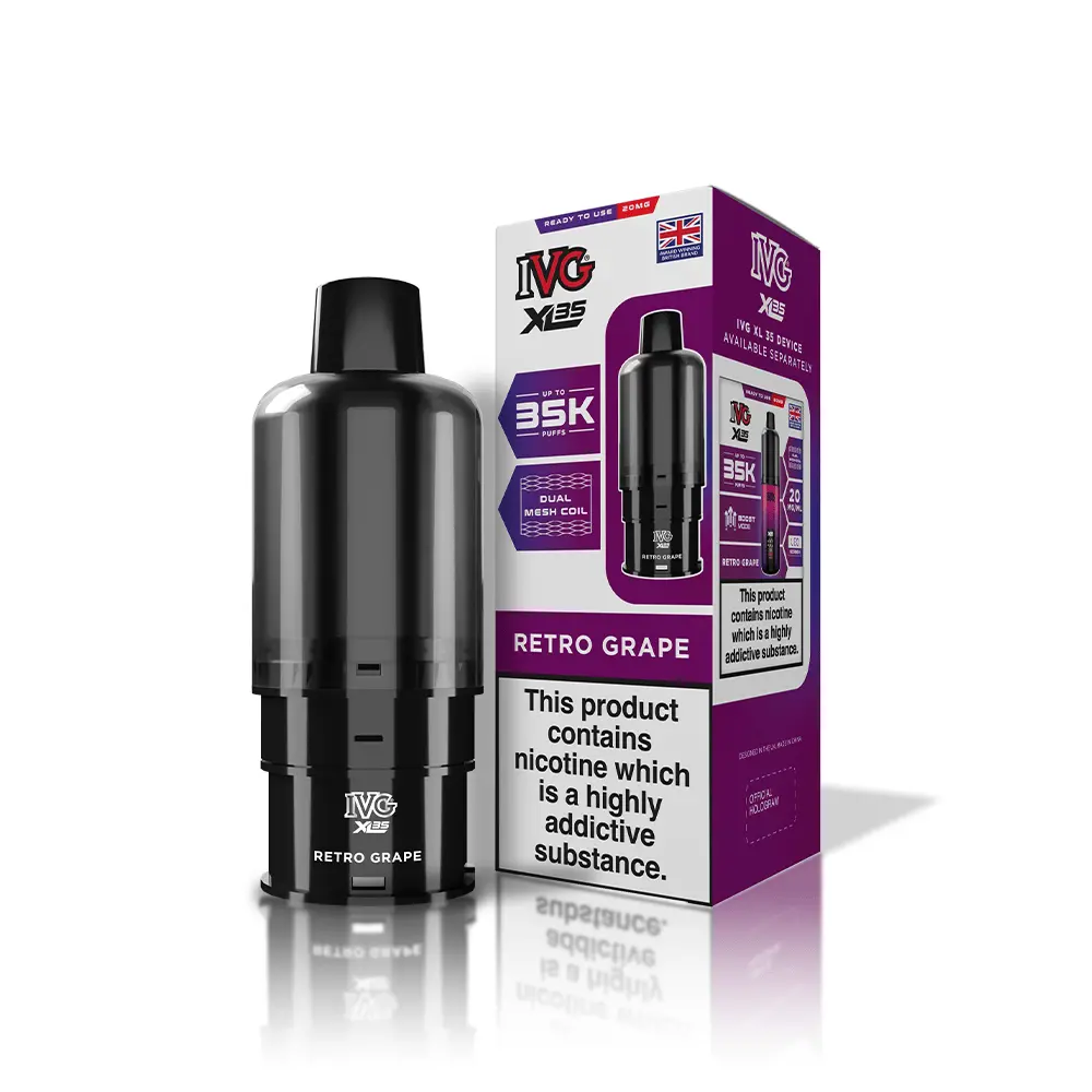 Ivg Xl35 Retro Grape Refill Pod 1