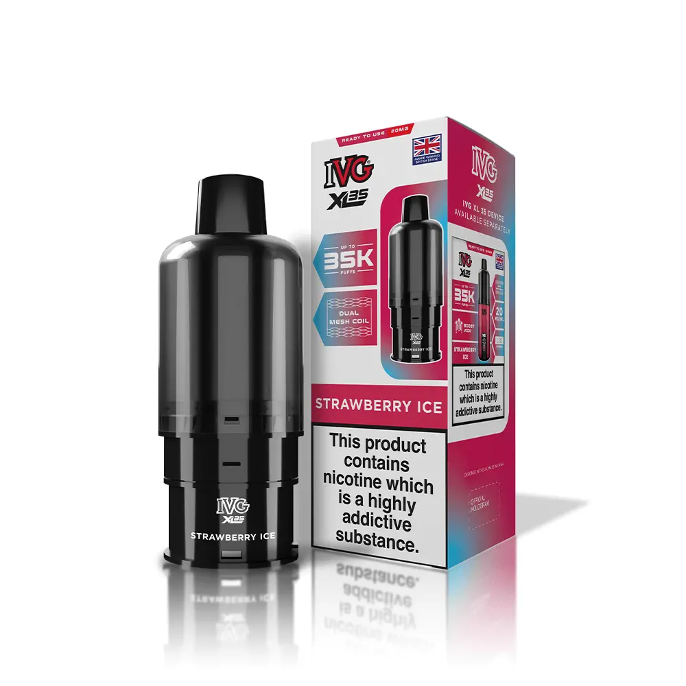 Ivg Xl35 Strawberry Ice Refill Pod 1