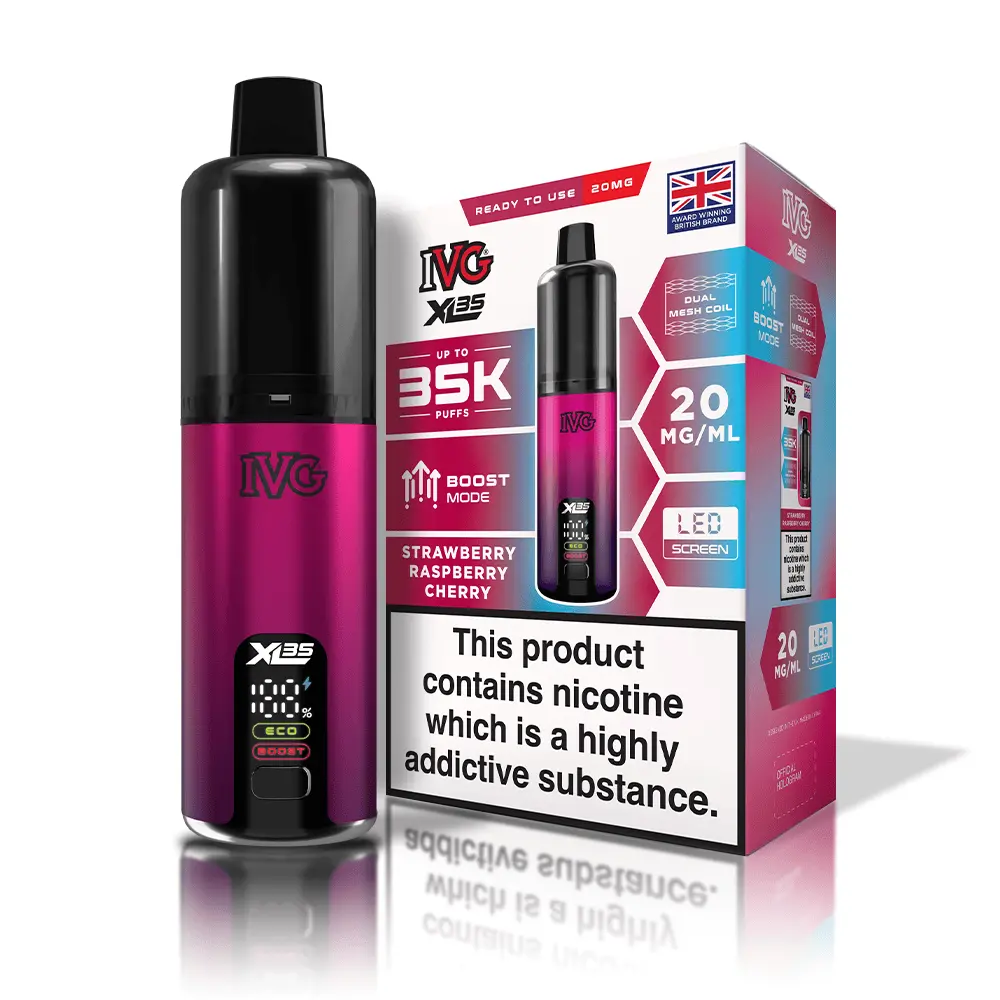 Ivg Xl35 Strawberry Raspberry Cherry Starter Kit 1