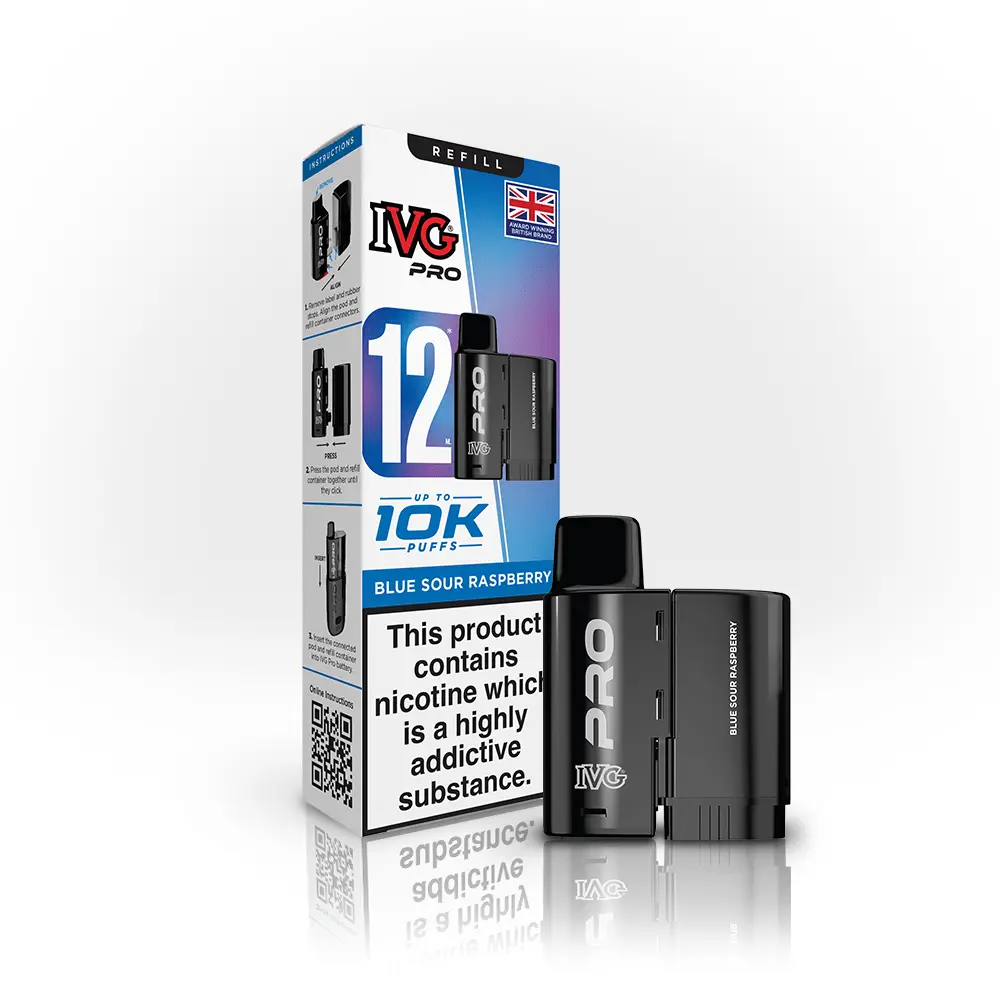 Ivg Pro Blue Sour Raspberry Refill Pod 1