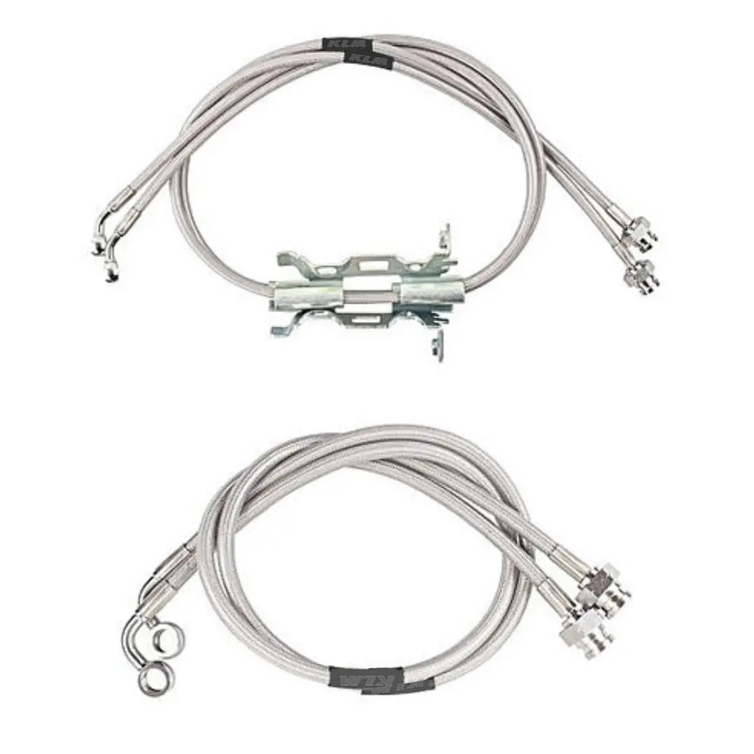 Jeep Jt Gladiator Braided Stainless Brake Lines 2019-2024 1