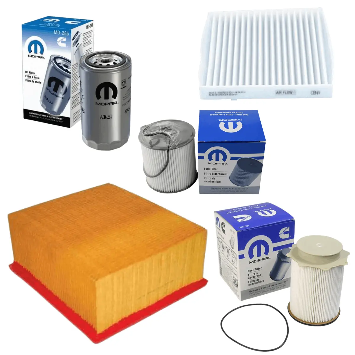 Mopar 2022 To 2024 Ram 6.7L Cummins Filter Kit 1