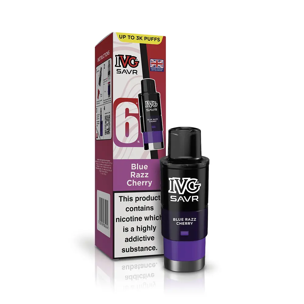 Ivg Savr Blue Razz Cherry Refill Pod 1