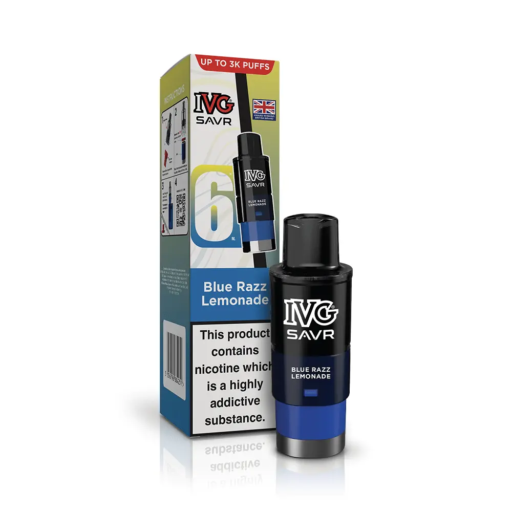 Ivg Savr Blue Razz Lemonade Refill Pod 1