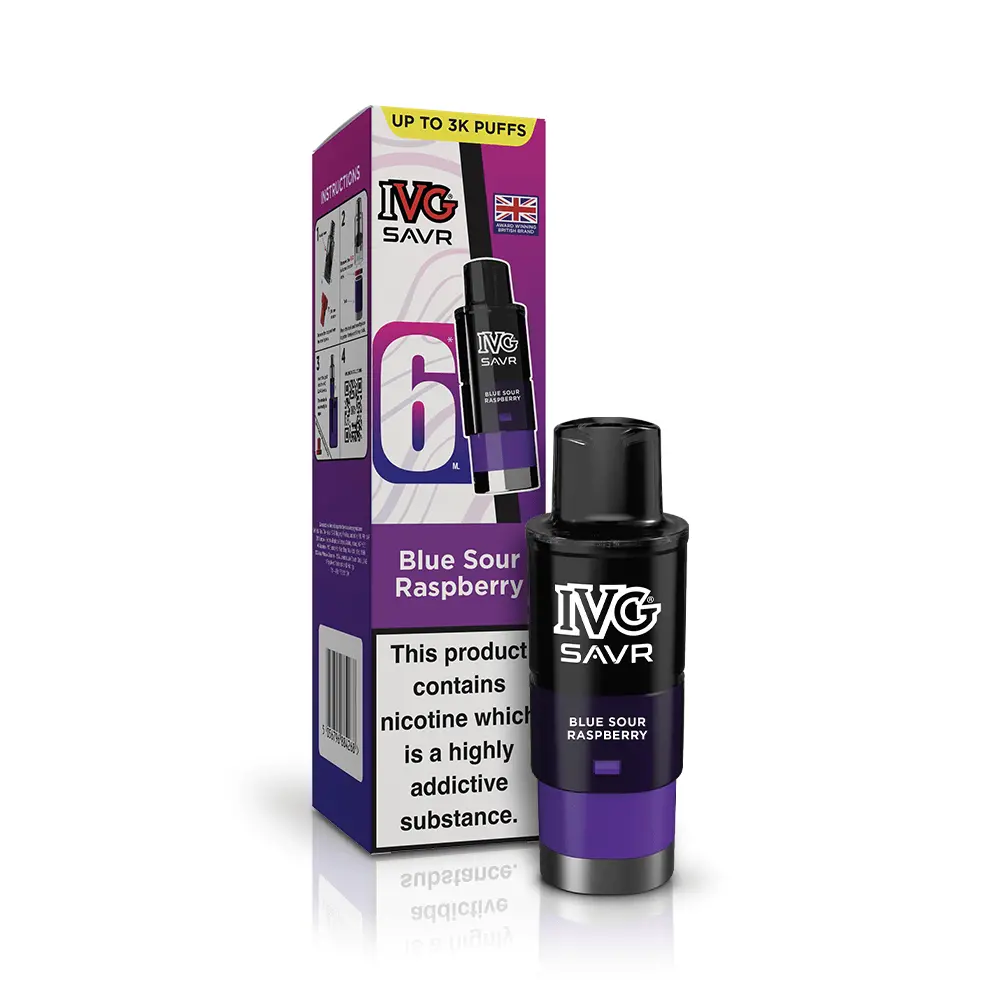 Ivg Savr Blue Sour Raspberry Refill Pod 1