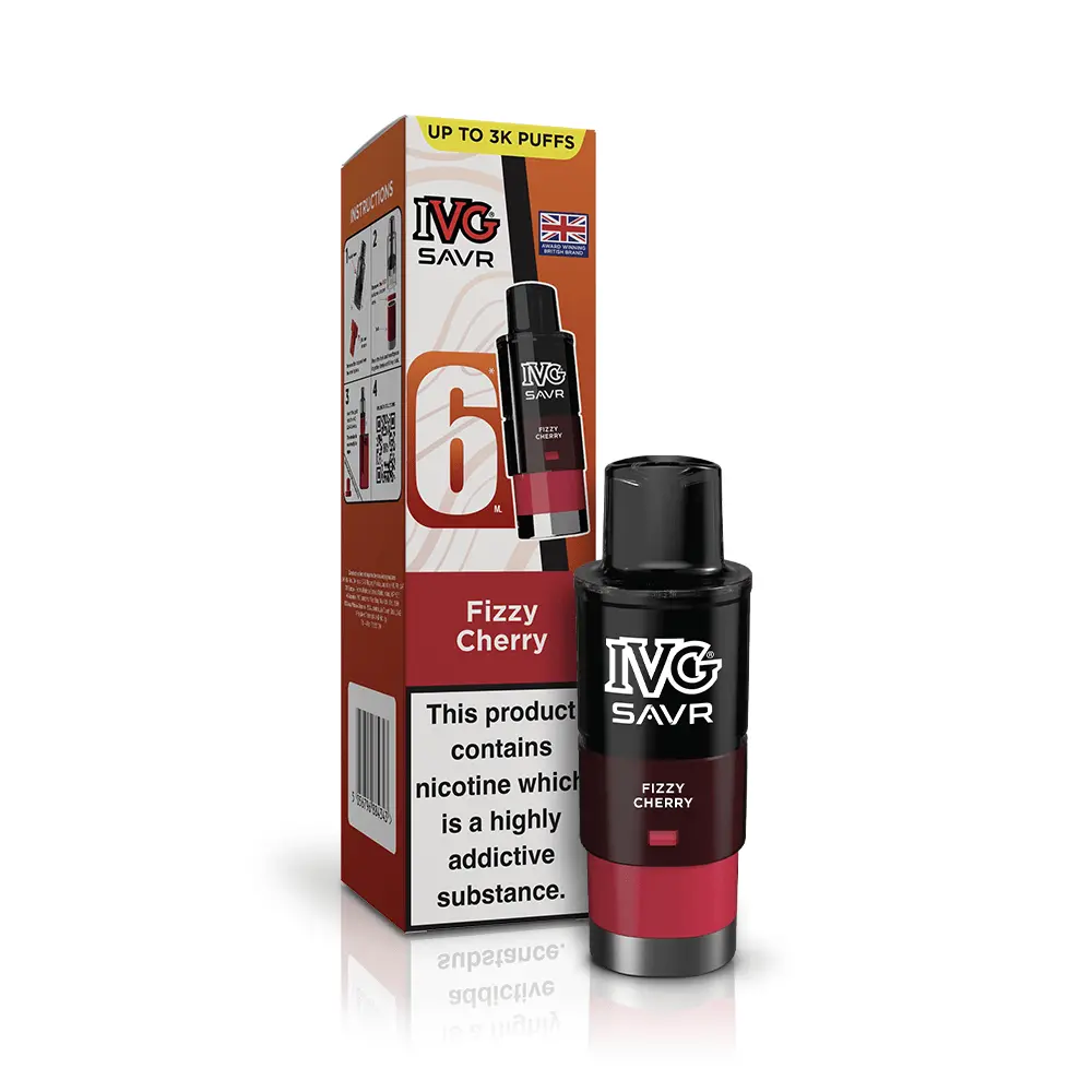 Ivg Savr Fizzy Cherry Refill Pod 1