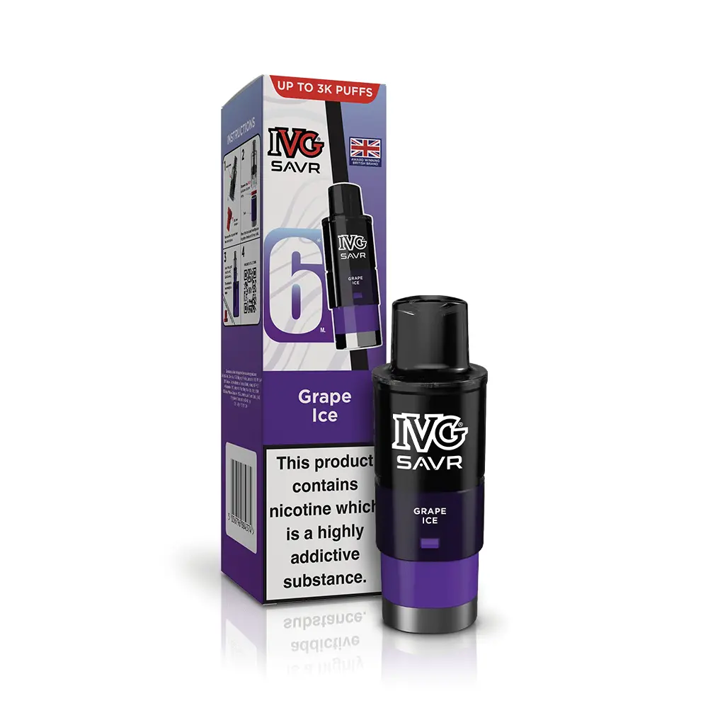 Ivg Savr Grape Ice Refill Pod 1