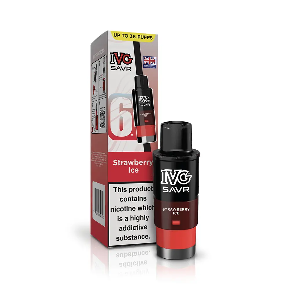 Ivg Savr Strawberry Ice Refill Pod 1