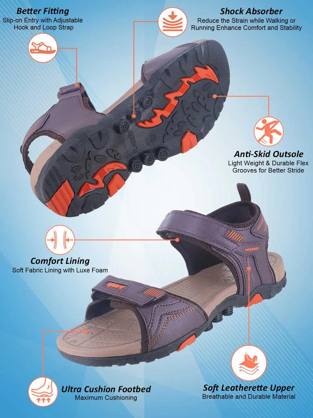 Sparx Sandals For Men Ss 646 4