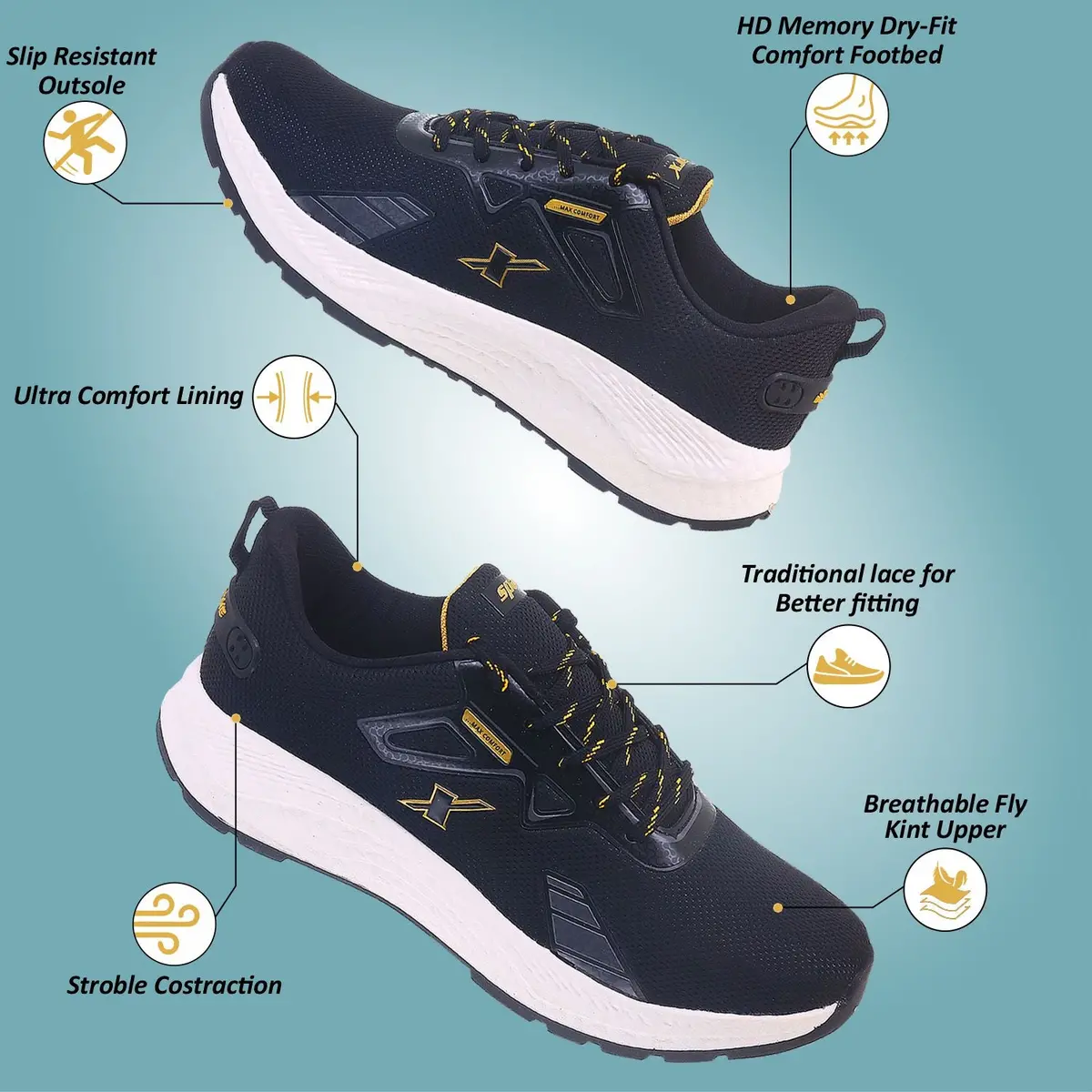 Sparx Athleisure Shoes For Men Sm 1078 3