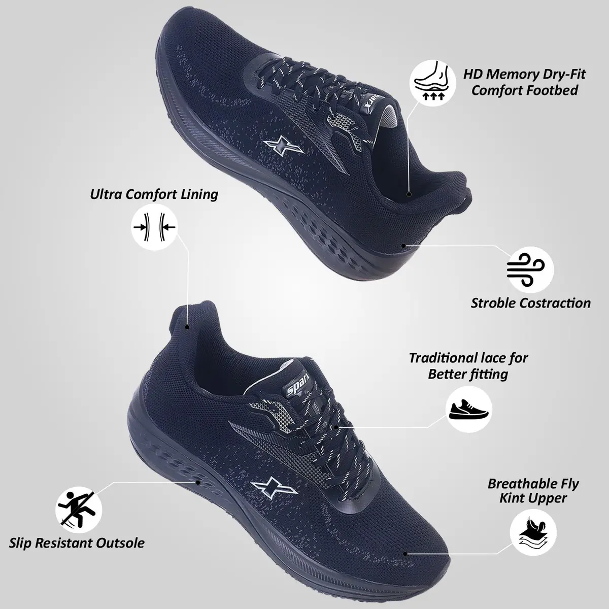 Sparx Athleisure Shoes For Men Sm 1084 3