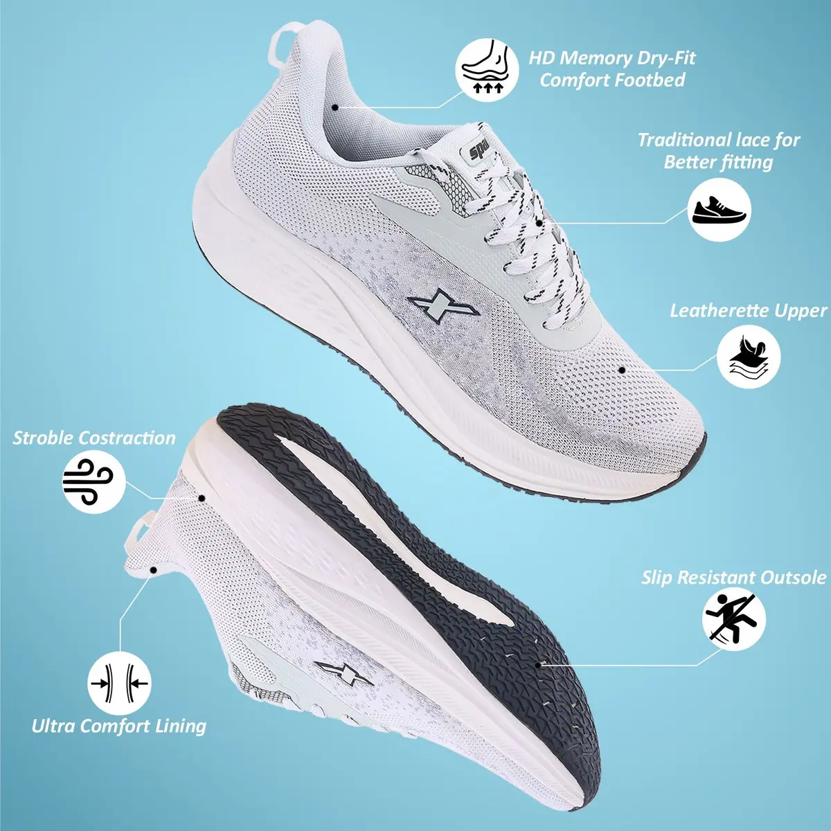 Sparx Athleisure Shoes For Men Sm 1084 3