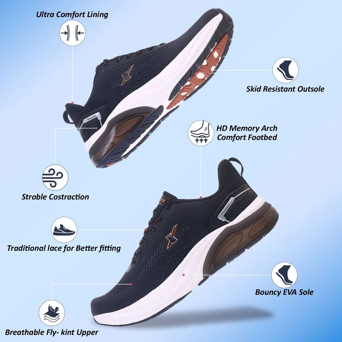 Sparx Athleisure Shoes For Men Sm 1093 3