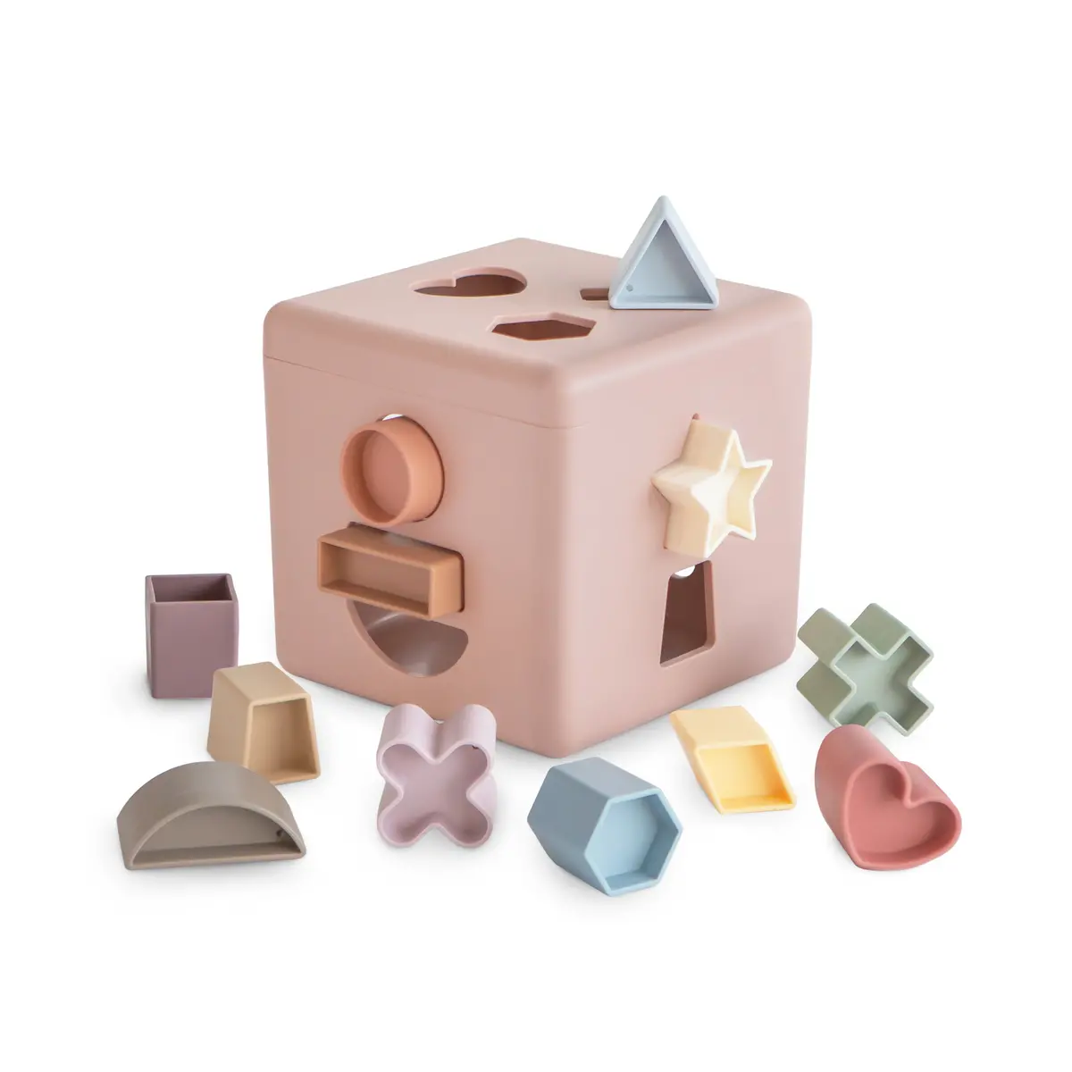 Mushie Shape Sorting Box 1