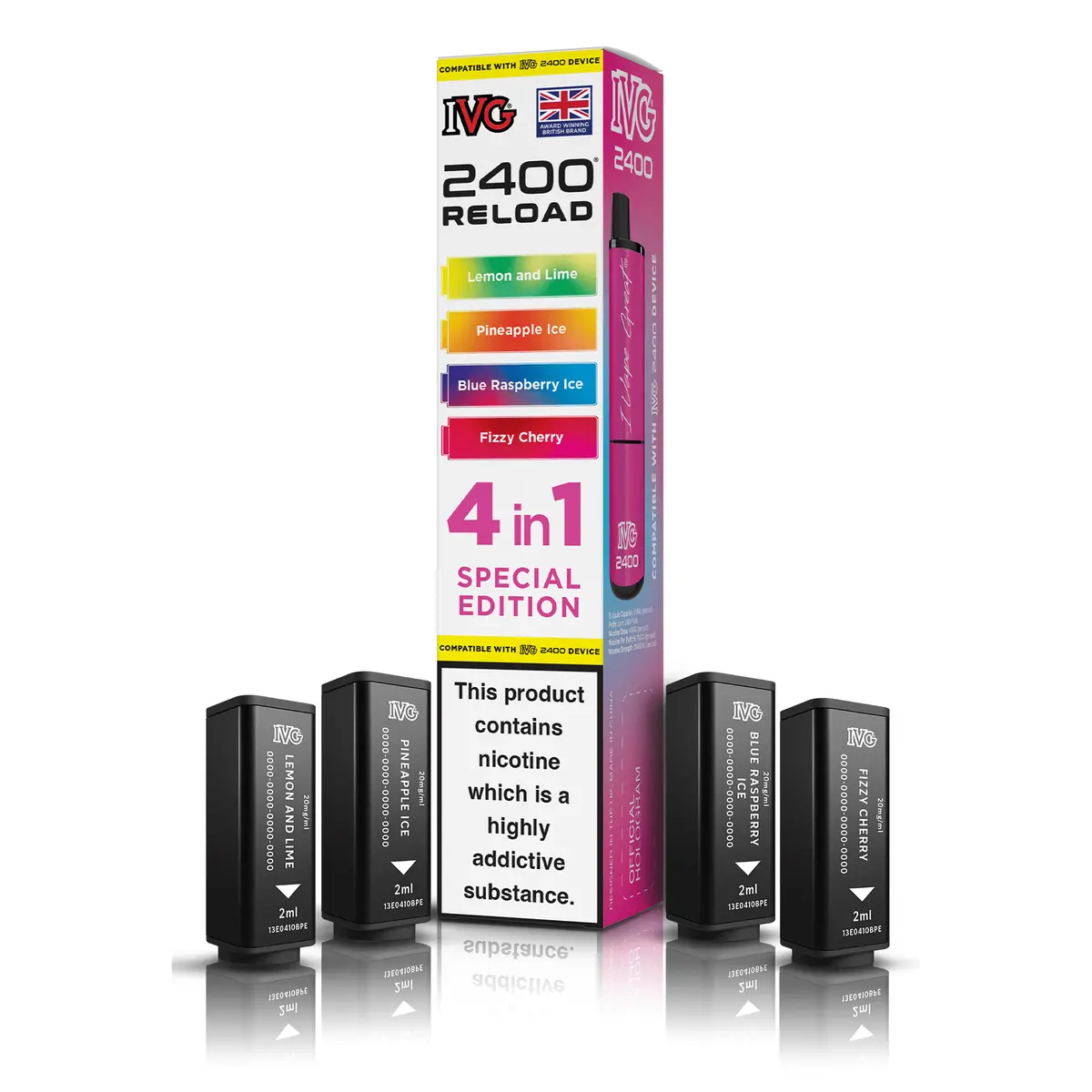 Ivg 2400 Reload 4-In-1 Special Edition Pods 1