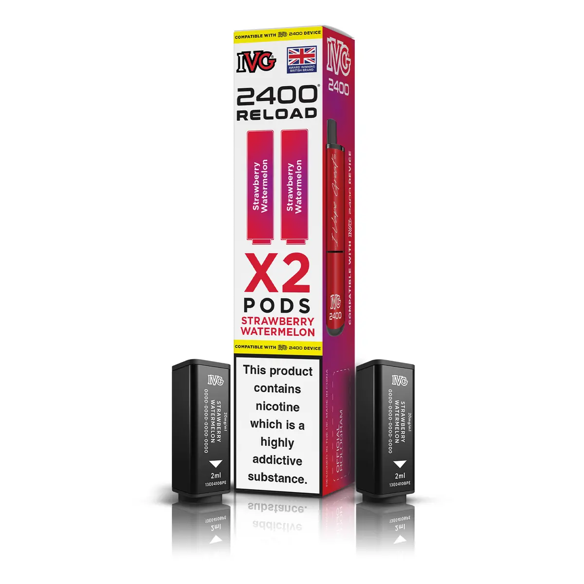 Ivg 2400 Reload X2 Strawberry Watermelon Pods 1