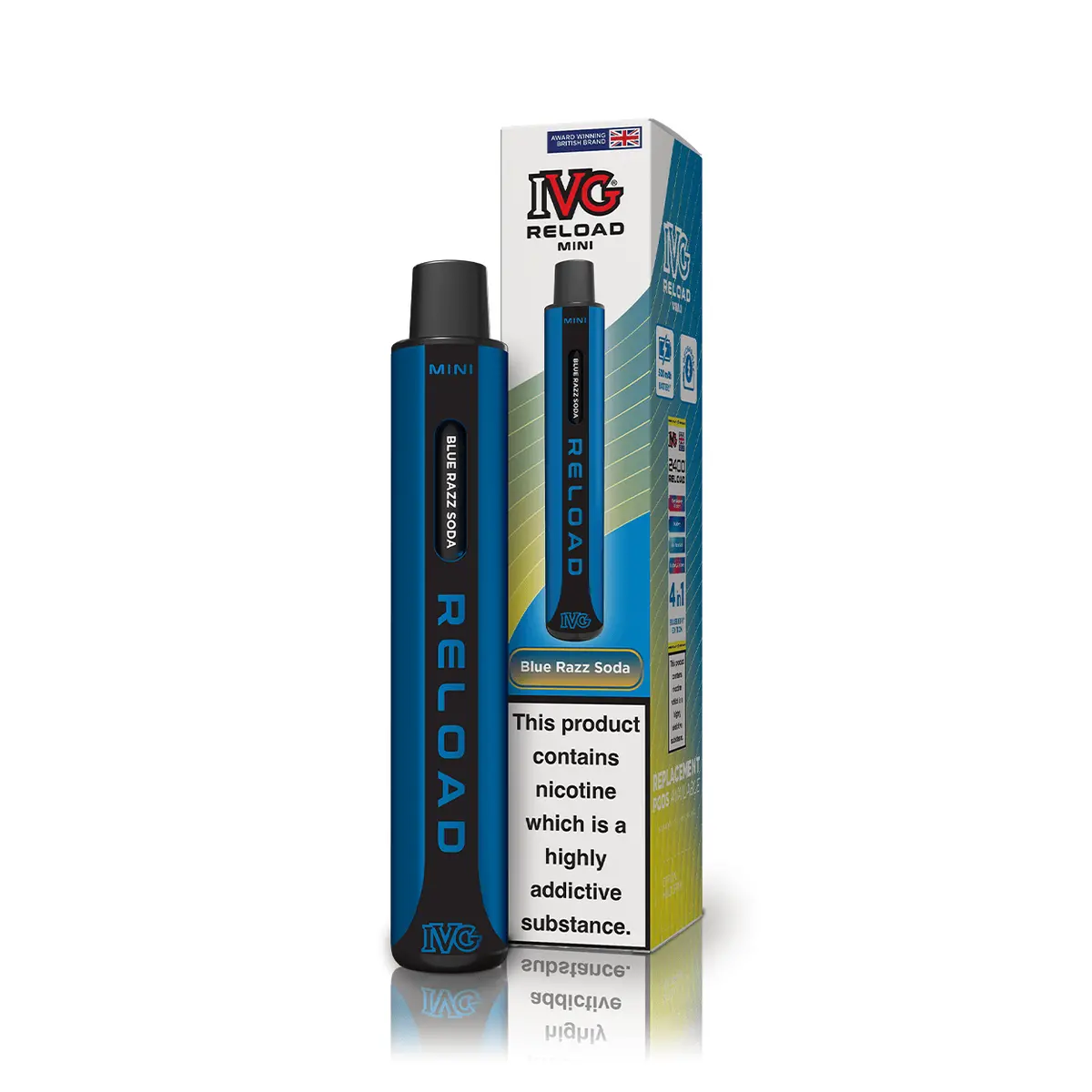 Ivg Reload Mini Blue Razz Soda Starter Kit 1