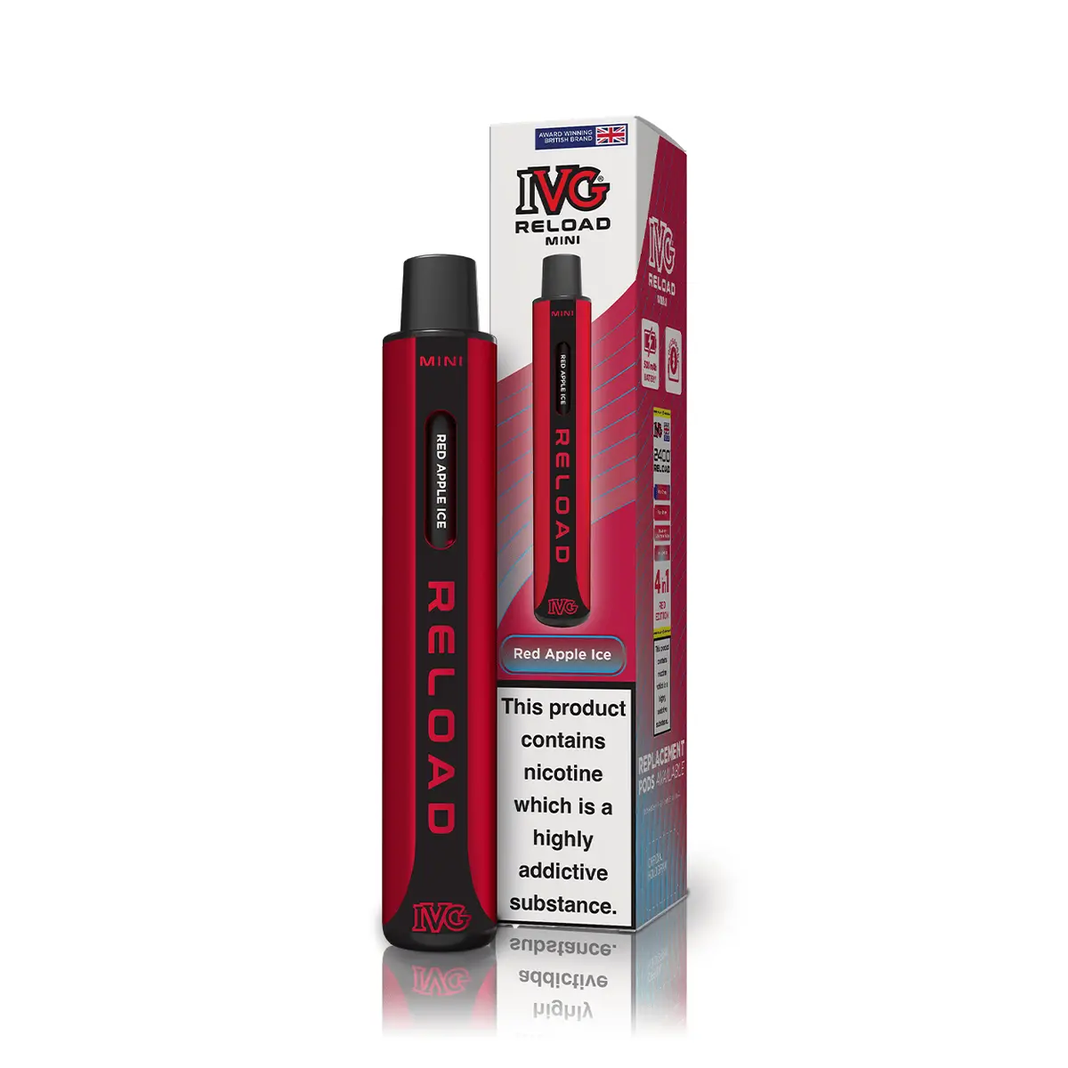 Ivg Reload Mini Red Apple Ice Starter Kit 1