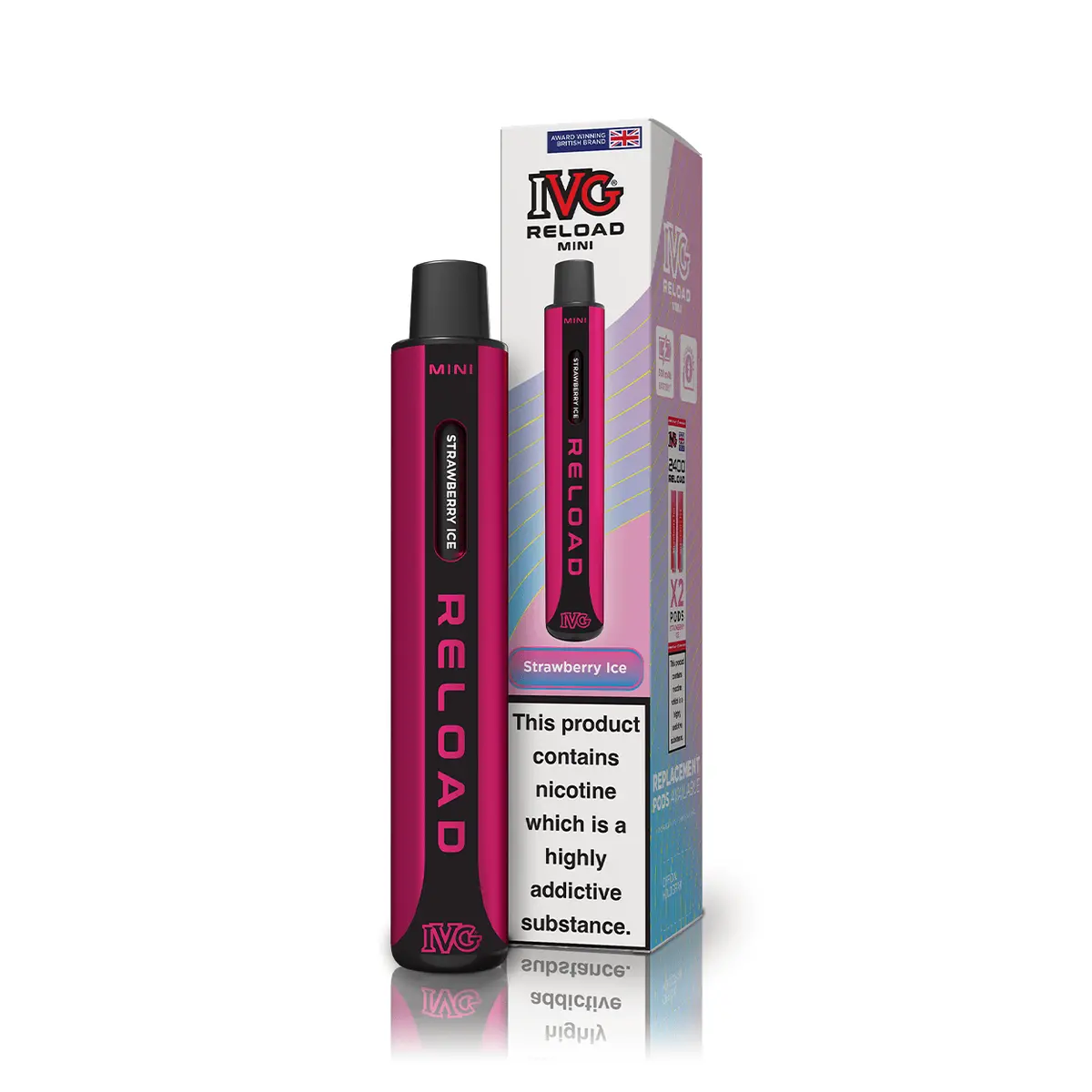 Ivg Reload Mini Strawberry Ice Starter Kit 1