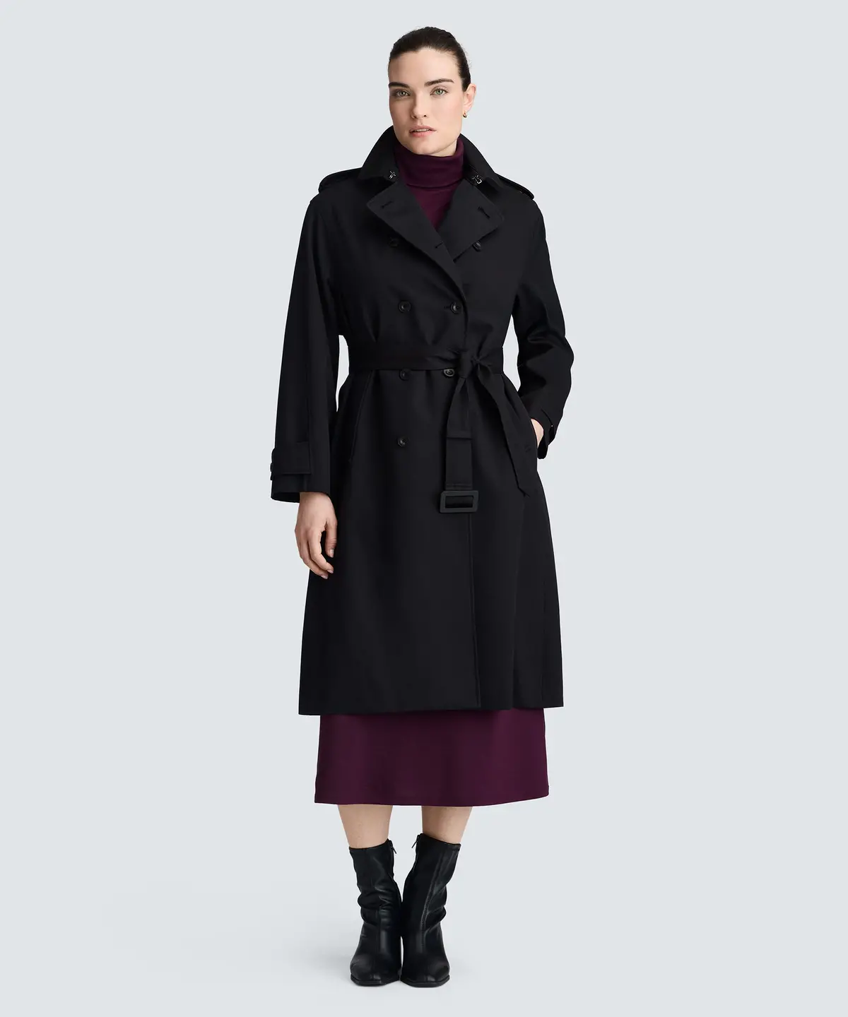 Women's Merino Trench Coat 1
