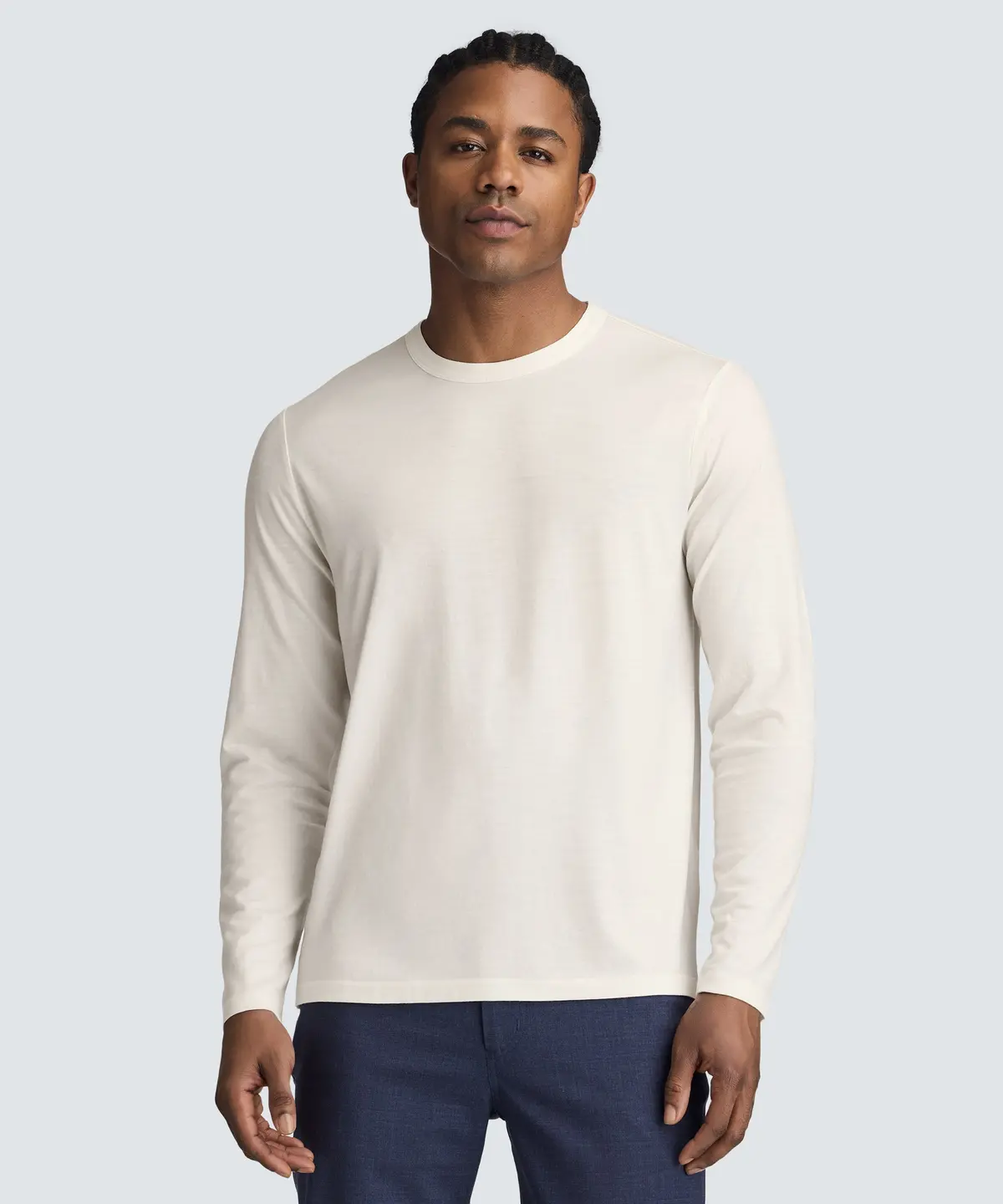 Men's Long Sleeve Merino Crew 6