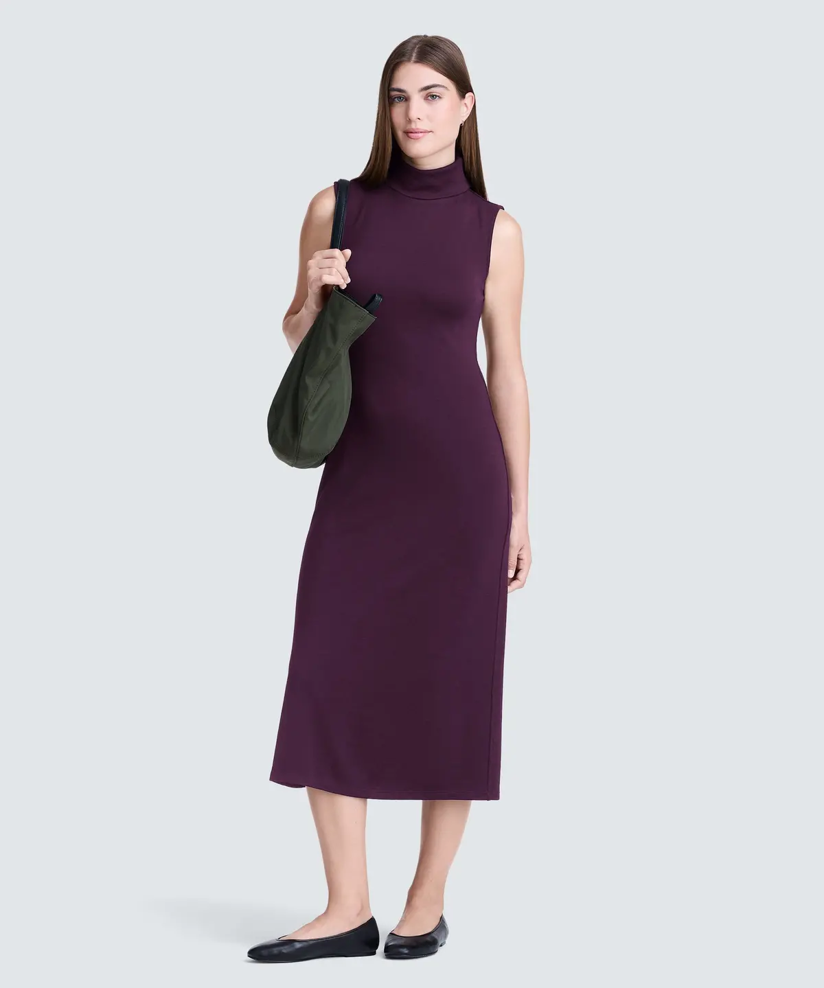 Women's Merino Turtleneck Dress 6