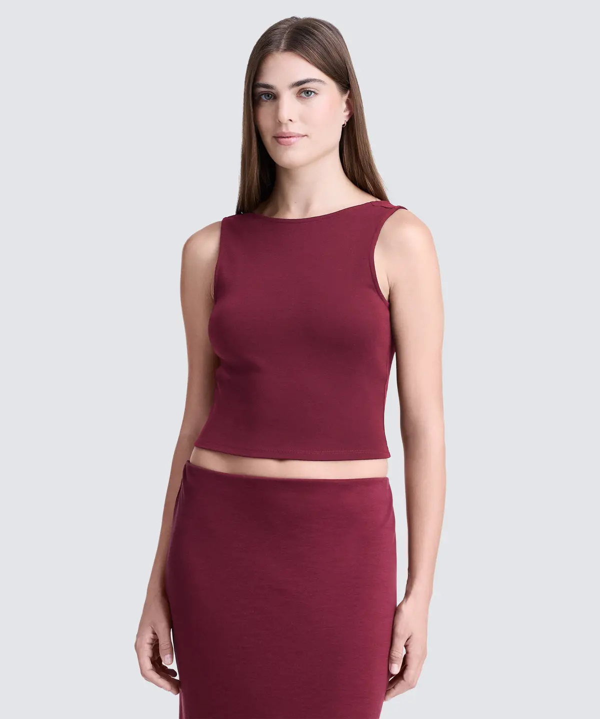 Women's Merino Cropped Tank 6