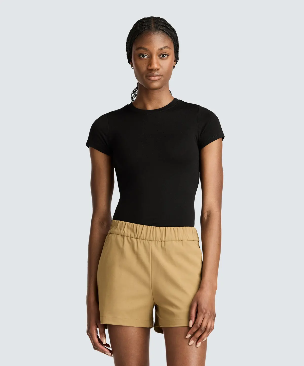 Women's Slim Merino Crew Neck T-Shirt 1