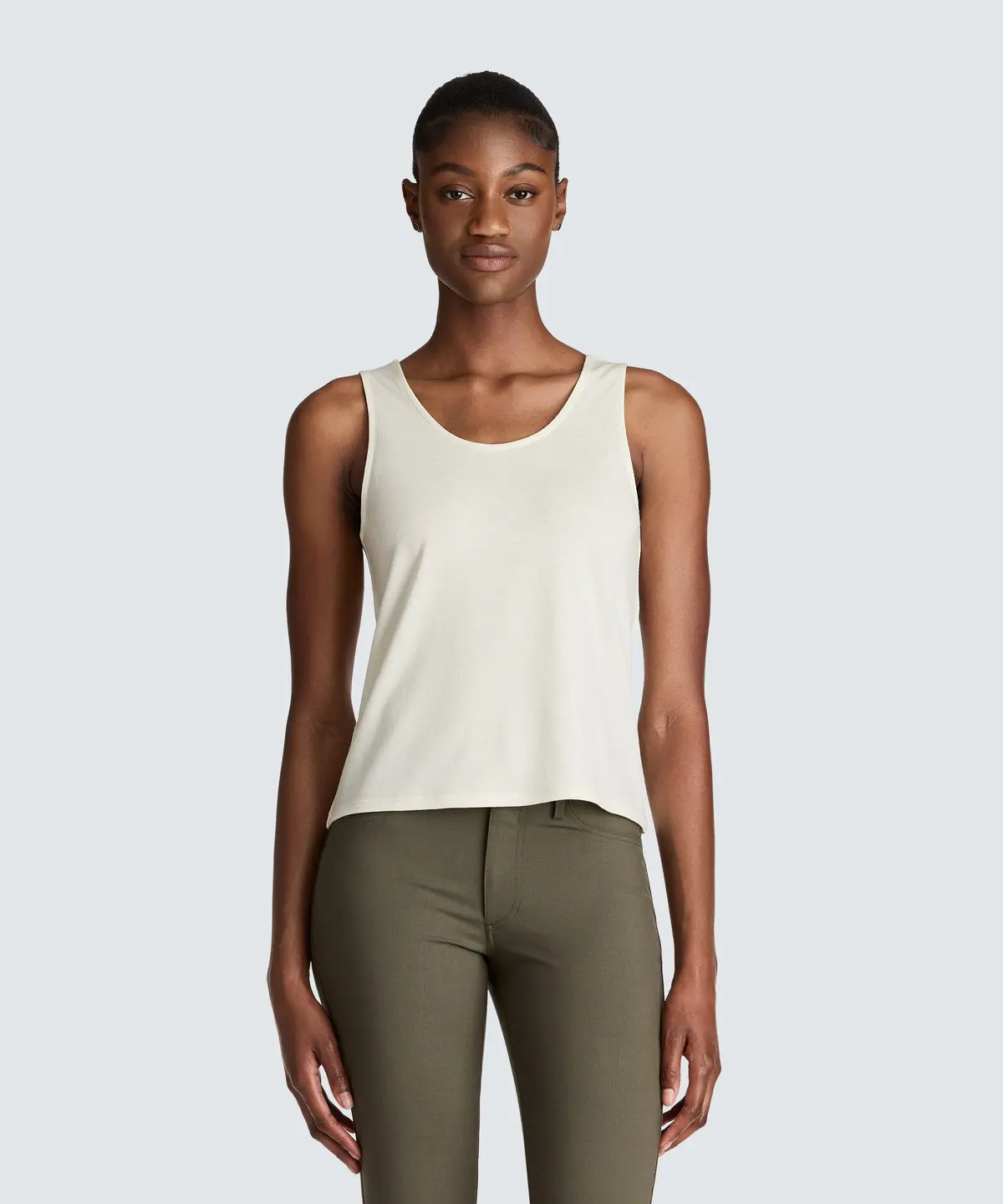 Women's Relaxed Merino Scoop Neck Tank 6