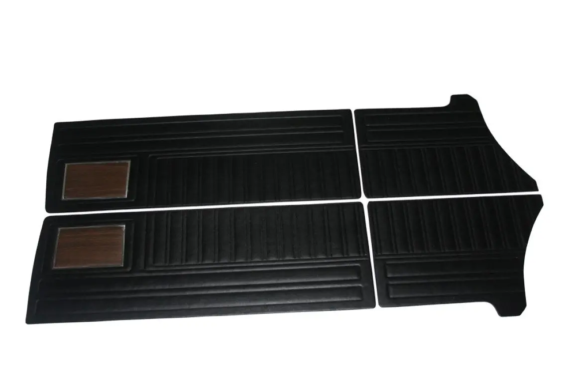 W6504-C Mopar 1970 Duster 340 Door Panel Set With Woodgrain 1