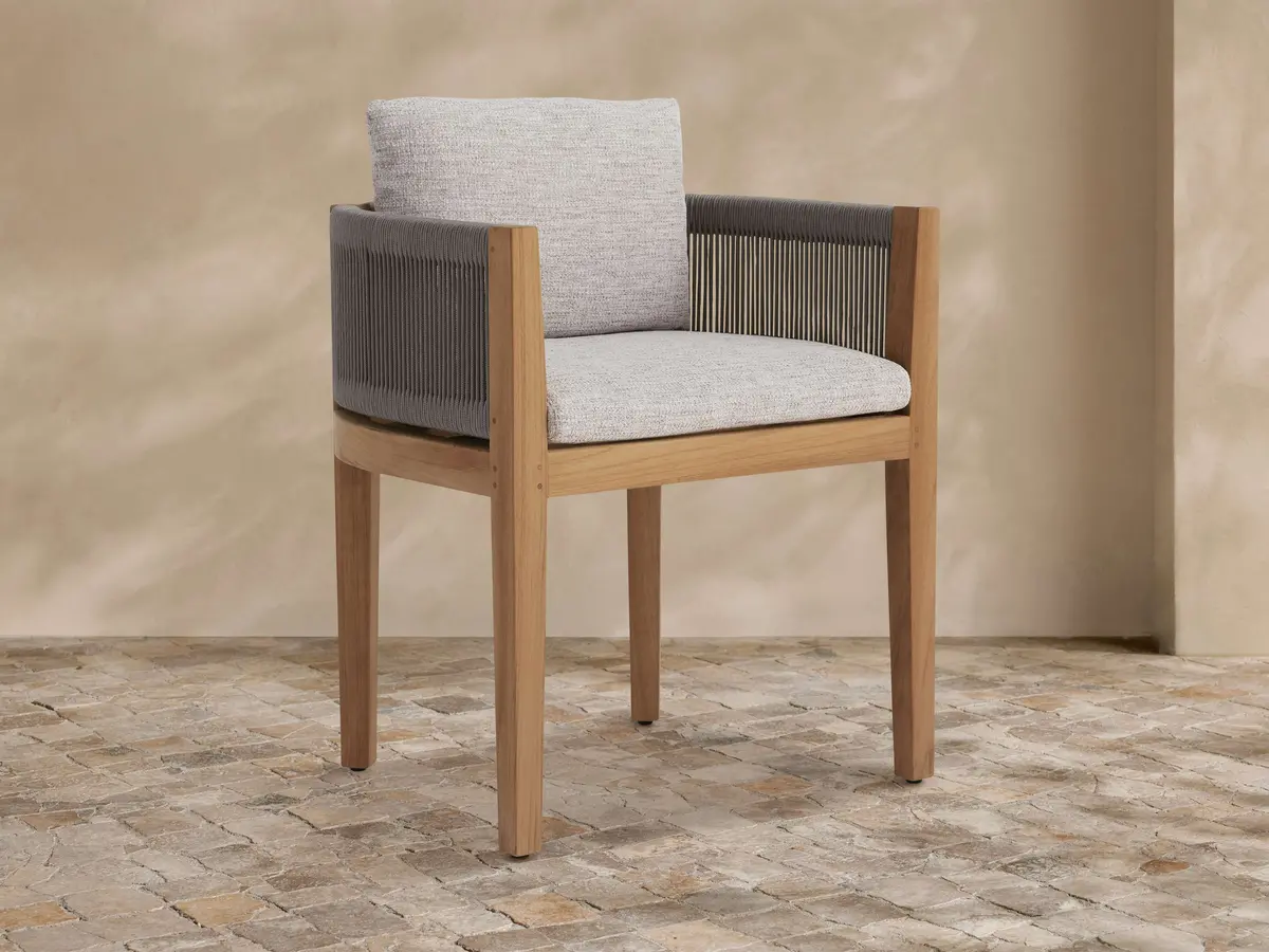 Newport Outdoor Dining Arm Chair 1