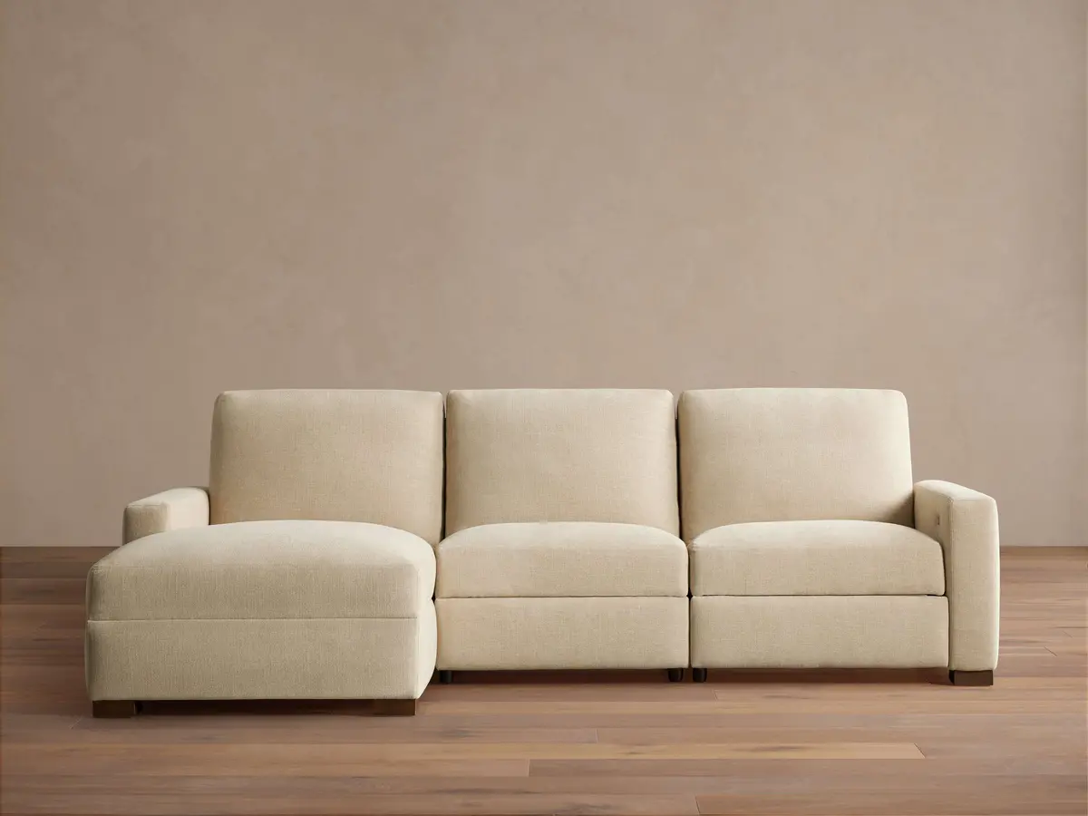 Remington Three-Piece Motion Chaise Sectional 1