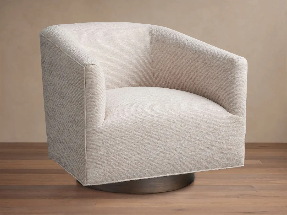 Ellison Plinth Swivel Chair 1