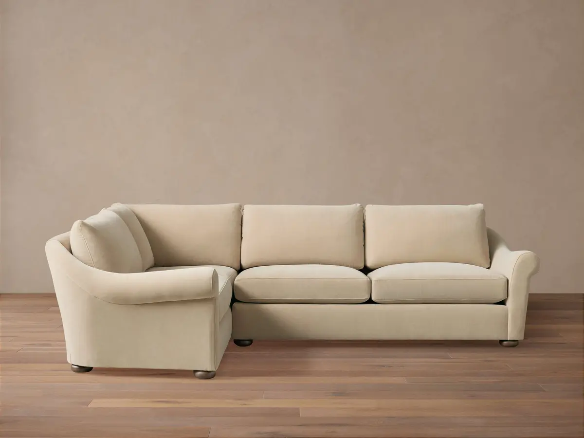 Archwood Two-Piece Sectional 1