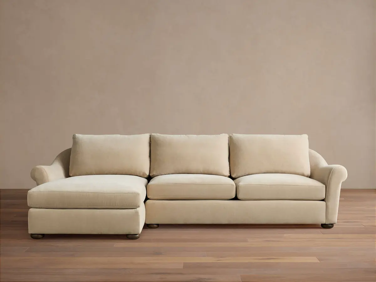 Archwood Two-Piece Chaise Sectional 1