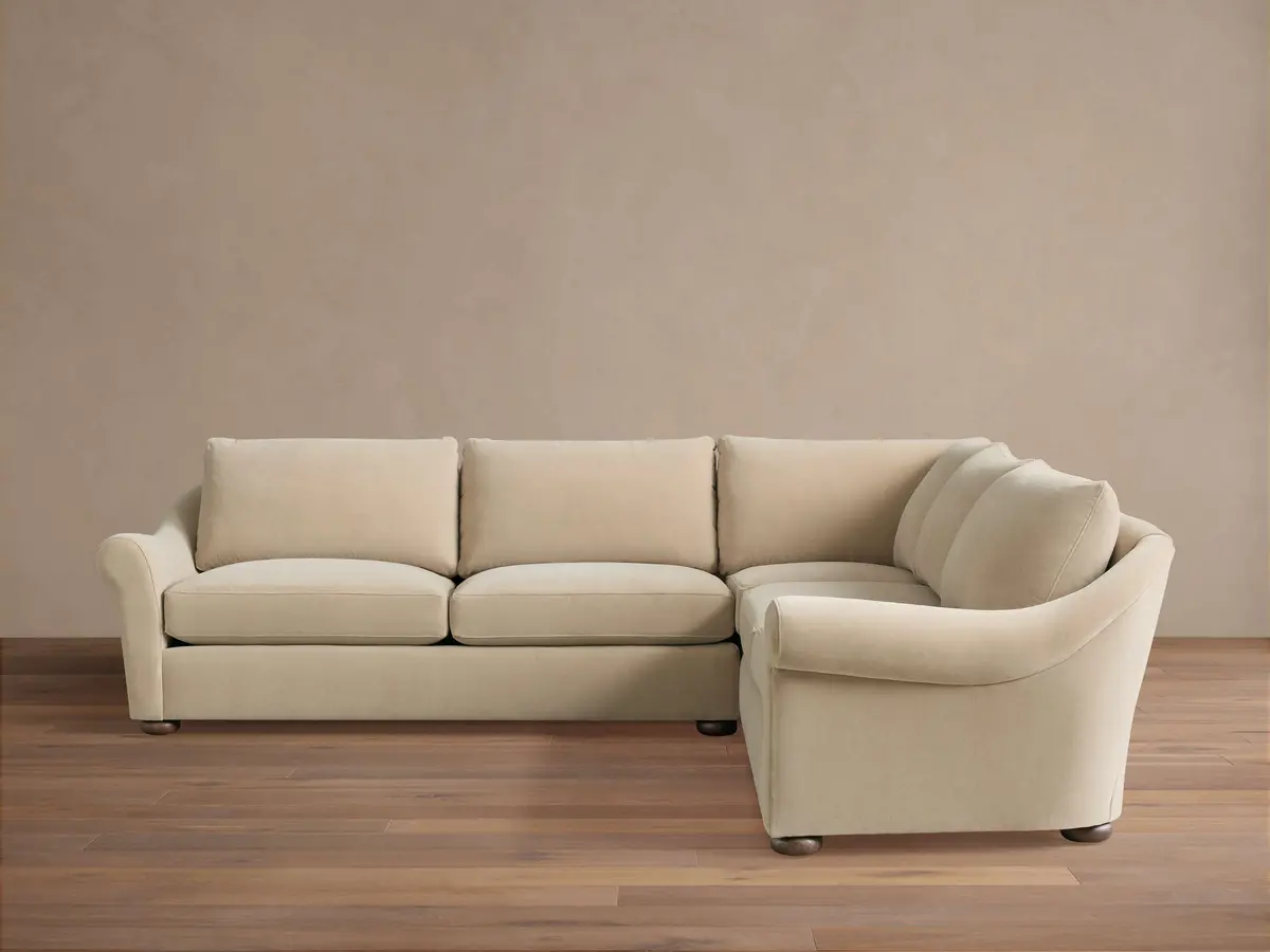 Archwood Three-Piece Corner Sectional 1