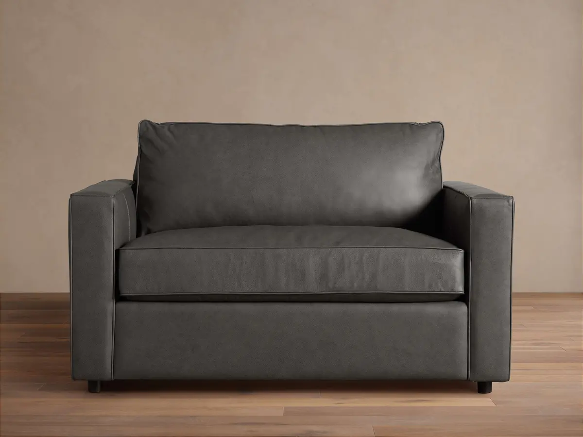Filmore Leather Twin Air Sleeper Chair 1