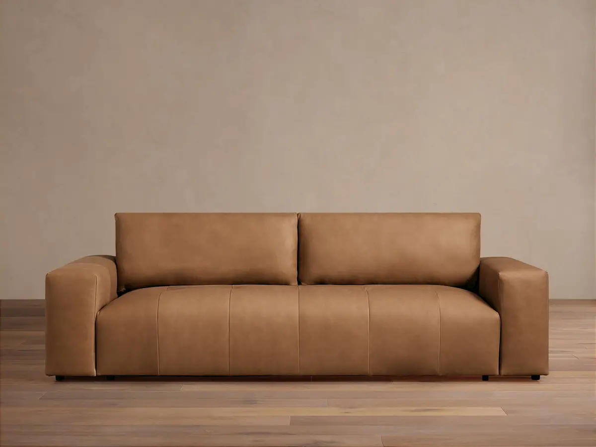 Keegan Leather Sofa 1