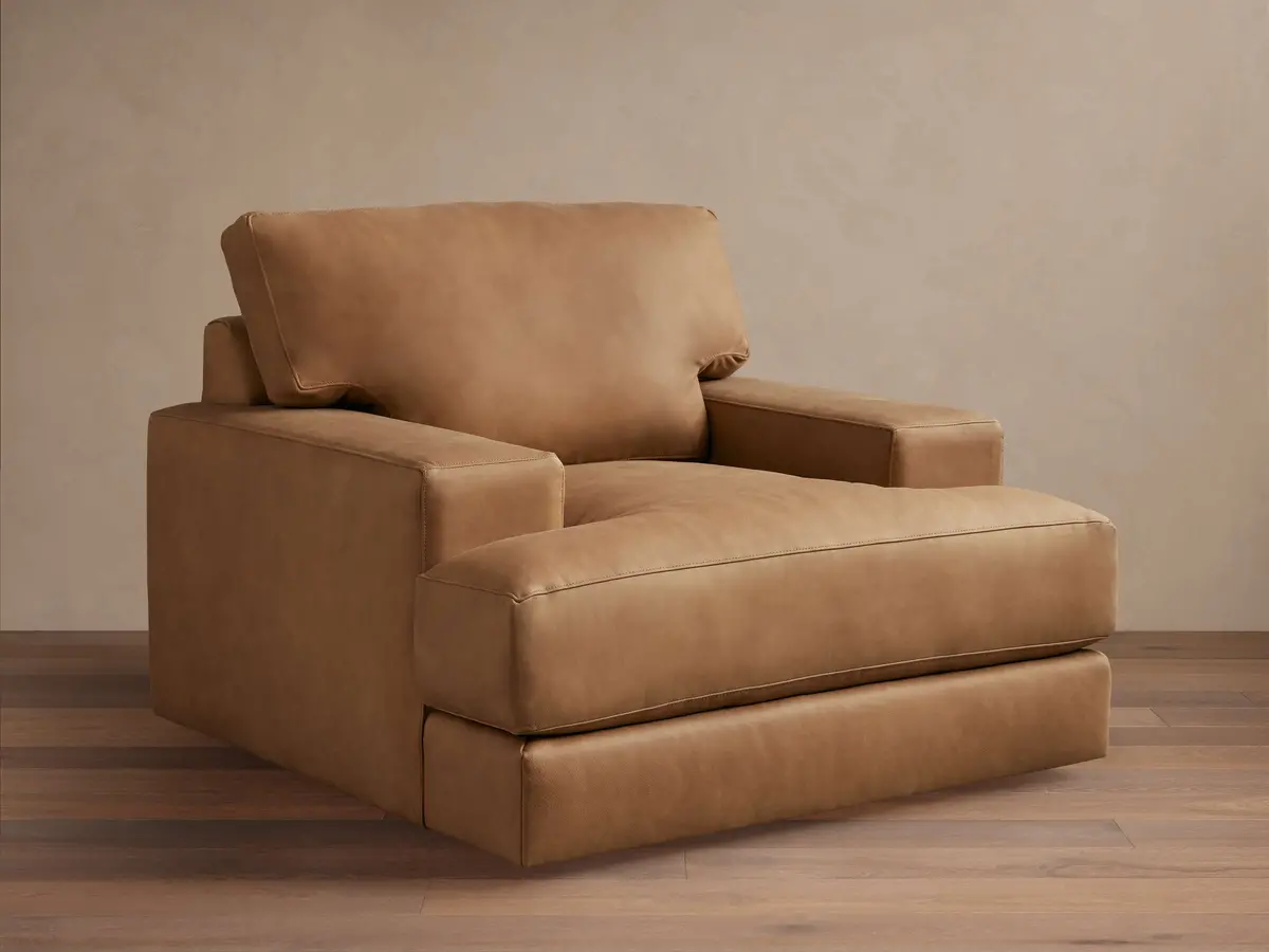 Norwalk Leather Swivel Chair 1
