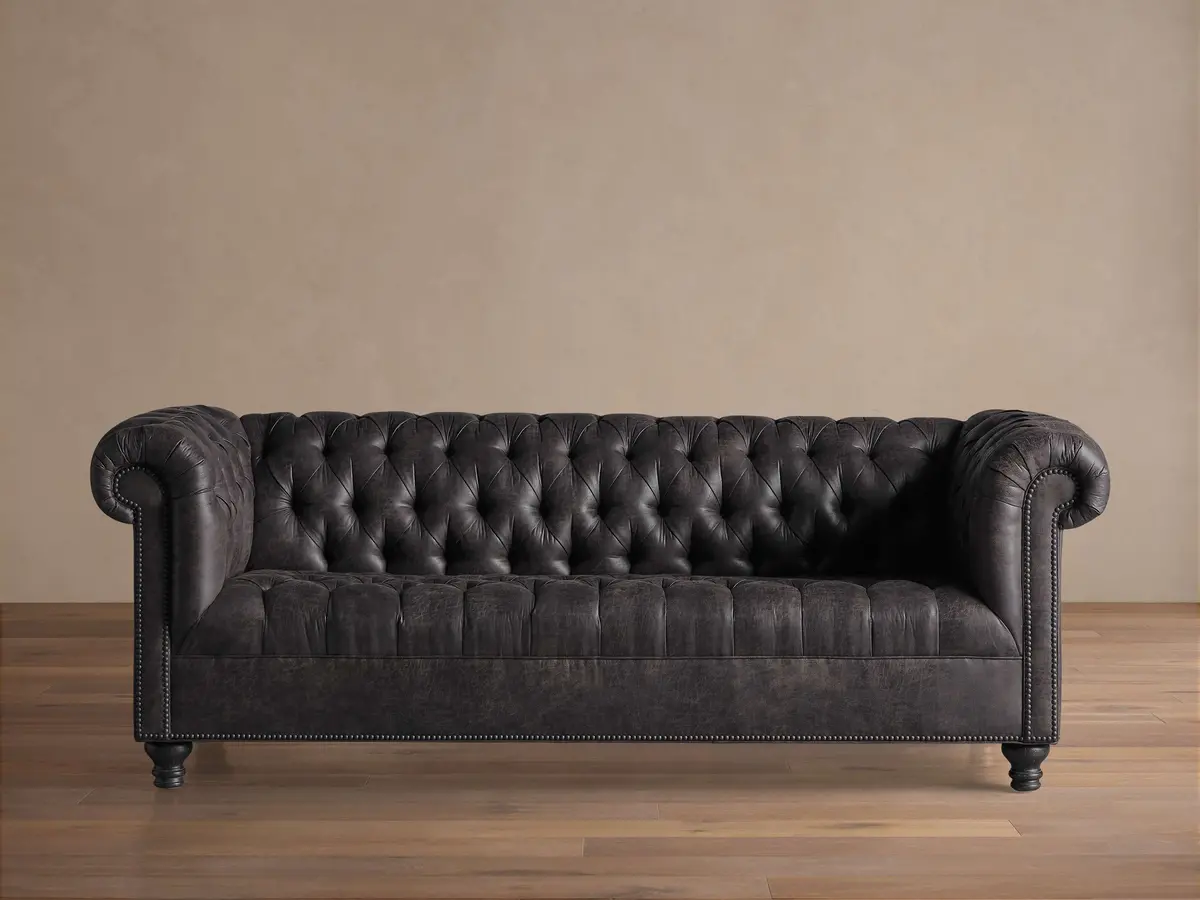 Berwick Faux Leather Sofa 1