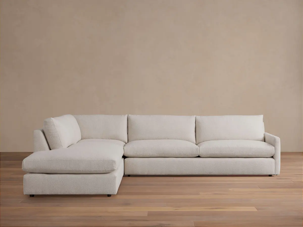 Kipton Slim Arm Three-Piece Bumper Sectional 1