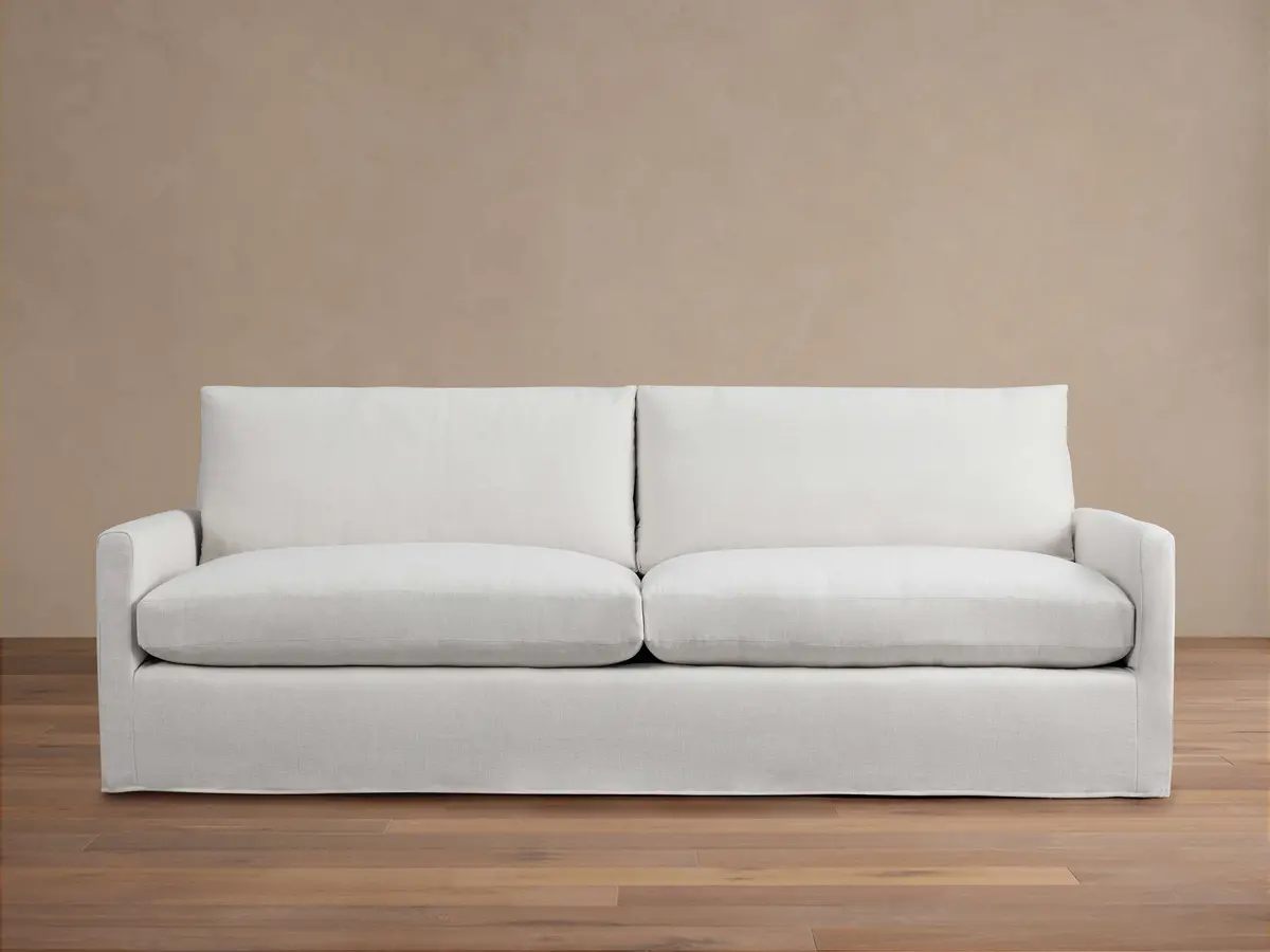 Kipton Slim Arm Slipcovered Sofa 1
