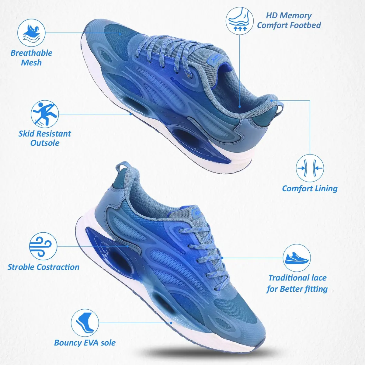 Athleisure Shoes For Men Sm 9075 3