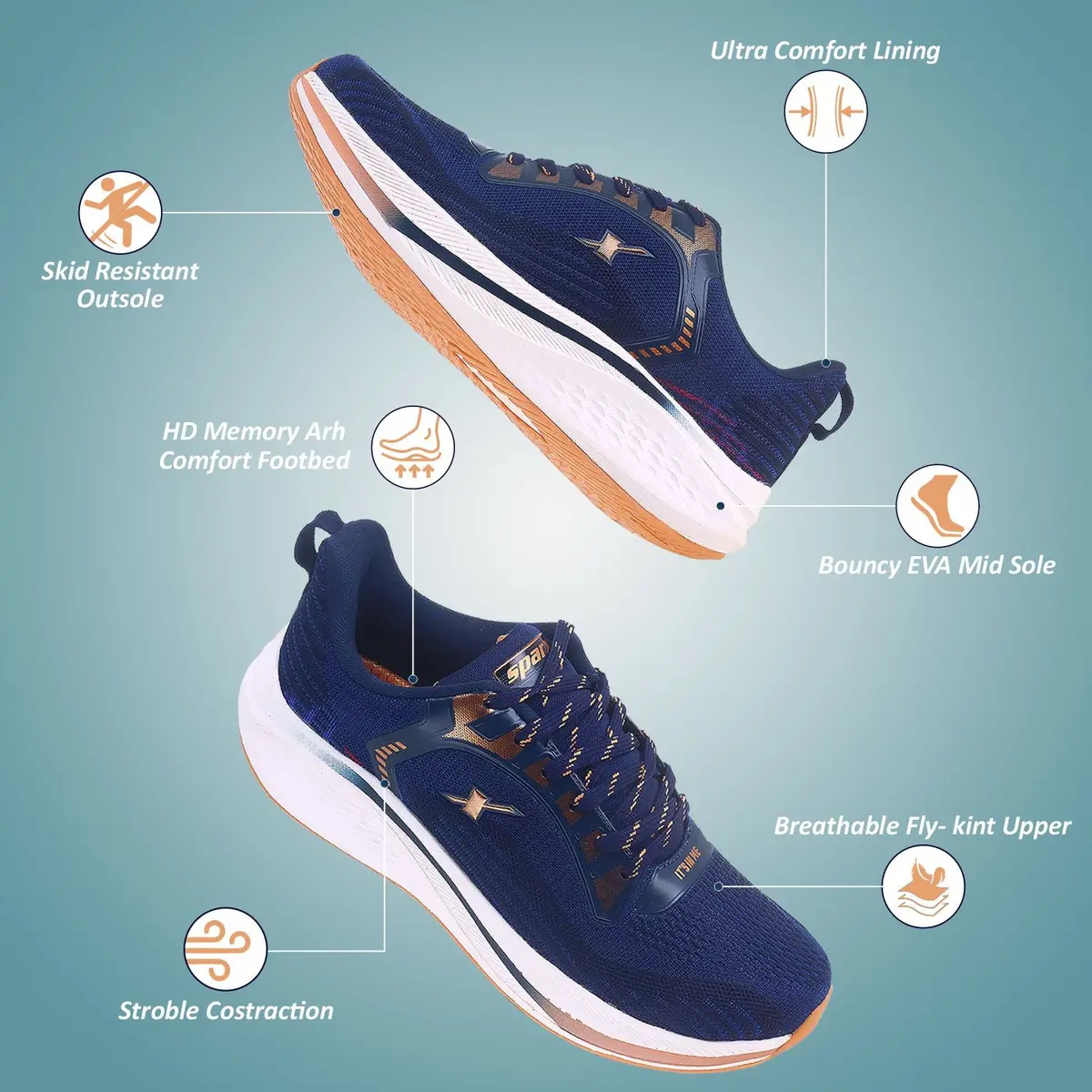 Sparx Shoes For Men Sm 9089 3