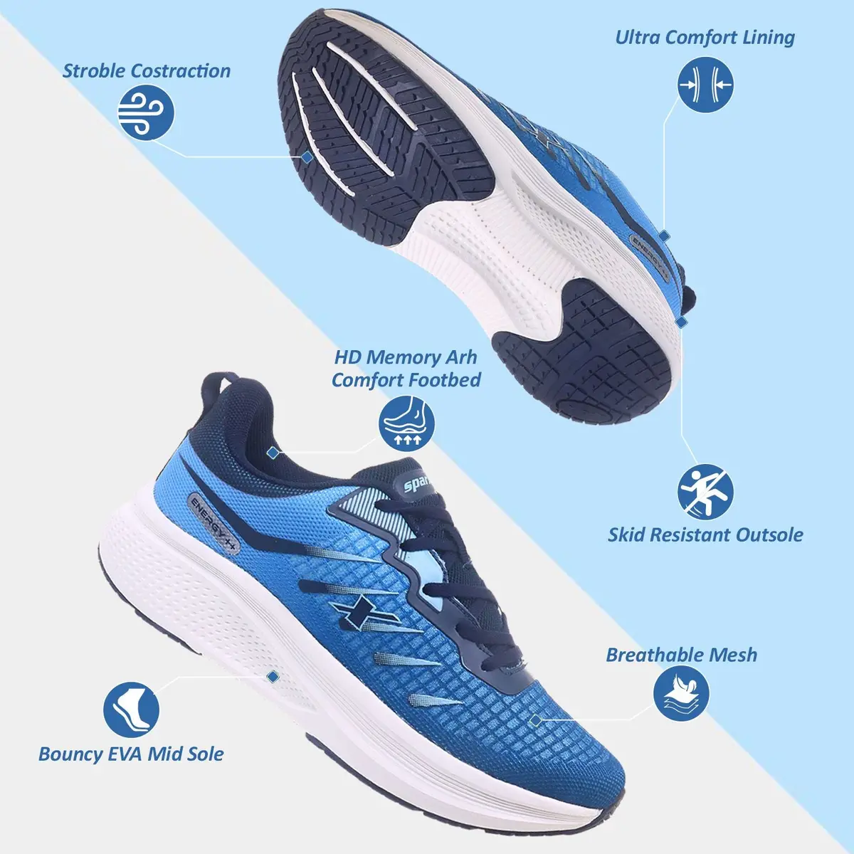 Sparx Shoes For Men Sm 9093 5