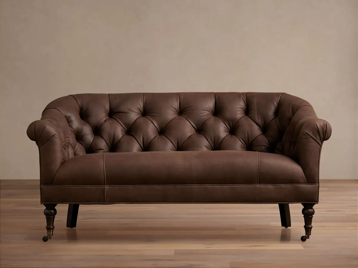 Tangier Leather Settee 1